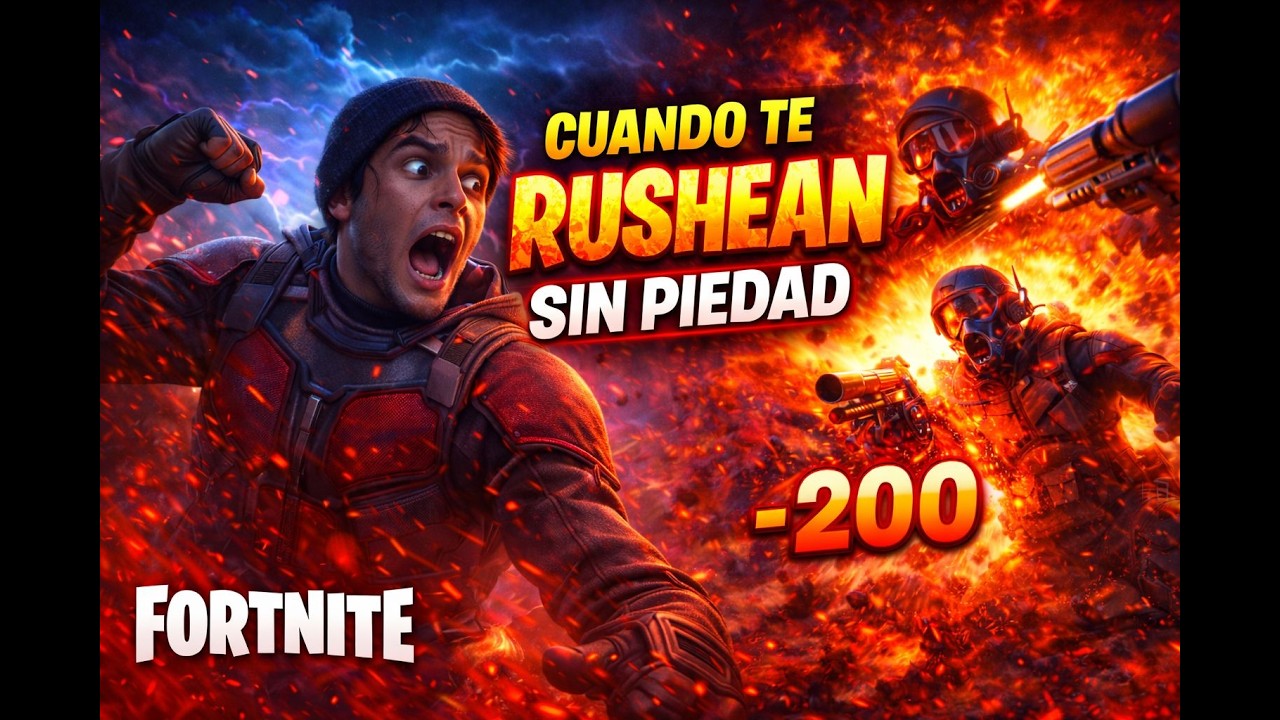 🔥Cuando te rushean sin piedad #fortnite #epicgames #gameplay