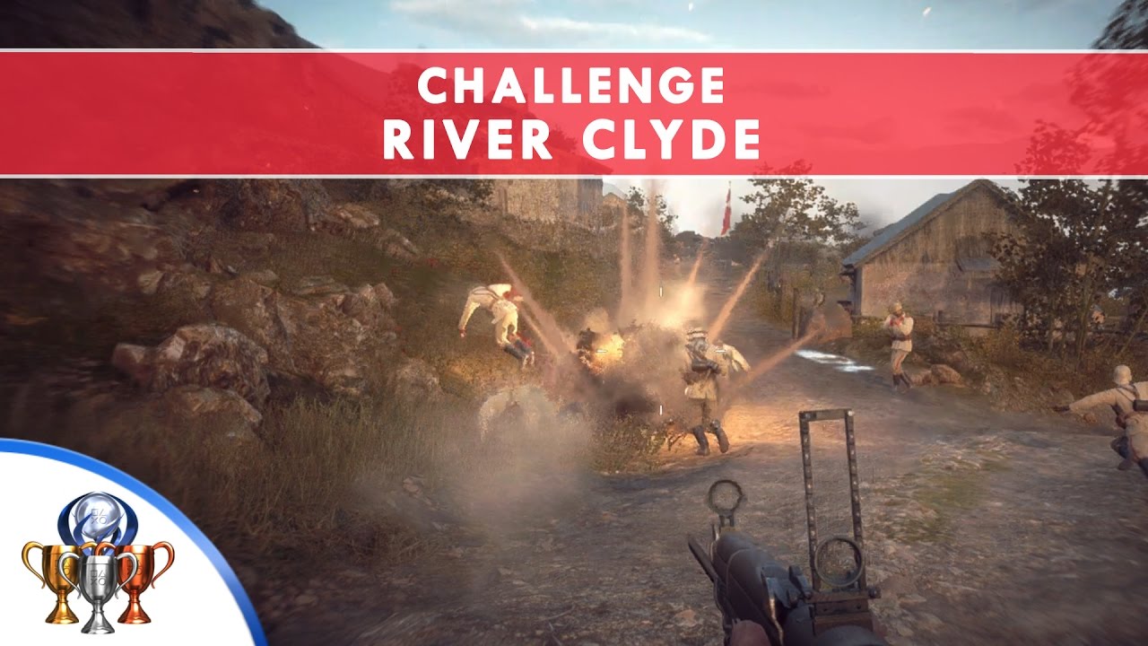 Battlefield 1 Codex Entry Challenge - River Clyde - 5 Grenade Kills on Be Safe