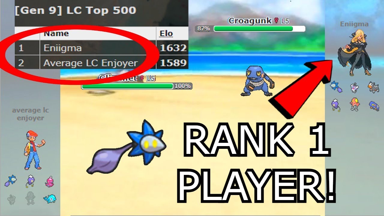 Battling The RANK 1 PLAYER! Pokemon Scarlet and Violet Little Cup High Ladder