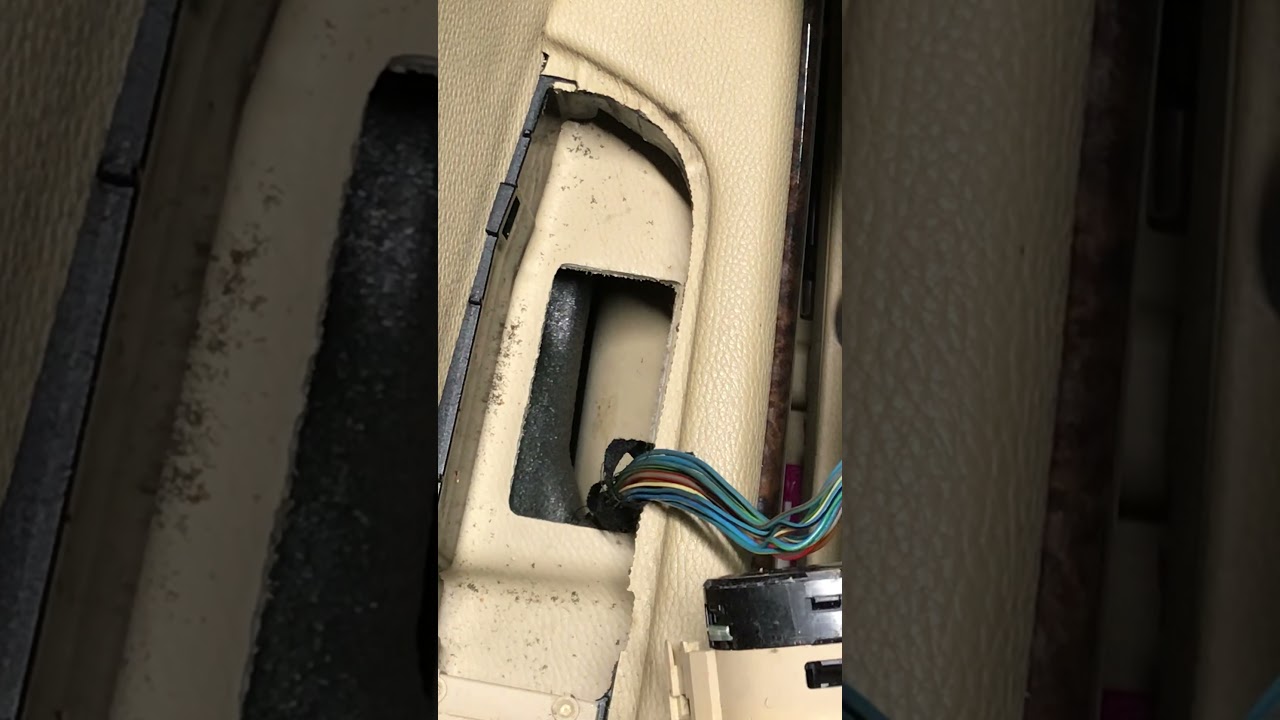 Basic testing for a BMW window master switch
