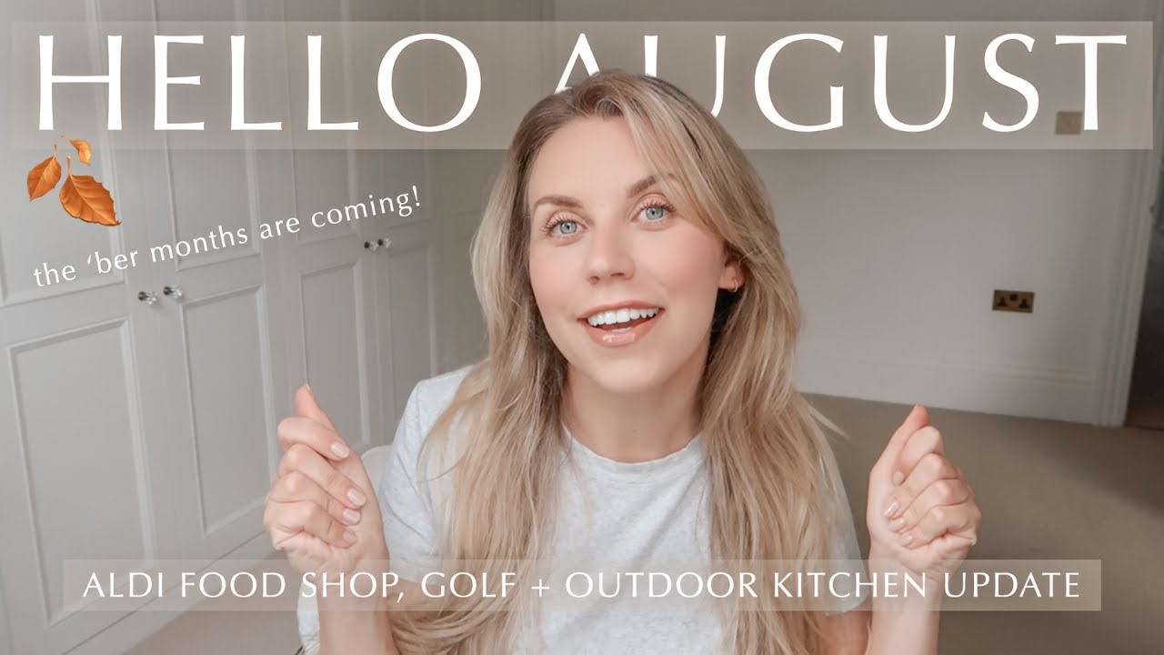 VLOG | Outdoor Kitchen Update & ALDI Shopping Haul