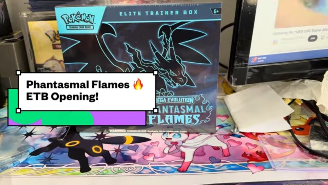 Finally Opening the *NEW Pokémon Phantasmal Flames 🔥 ETB! SAR PULLED!