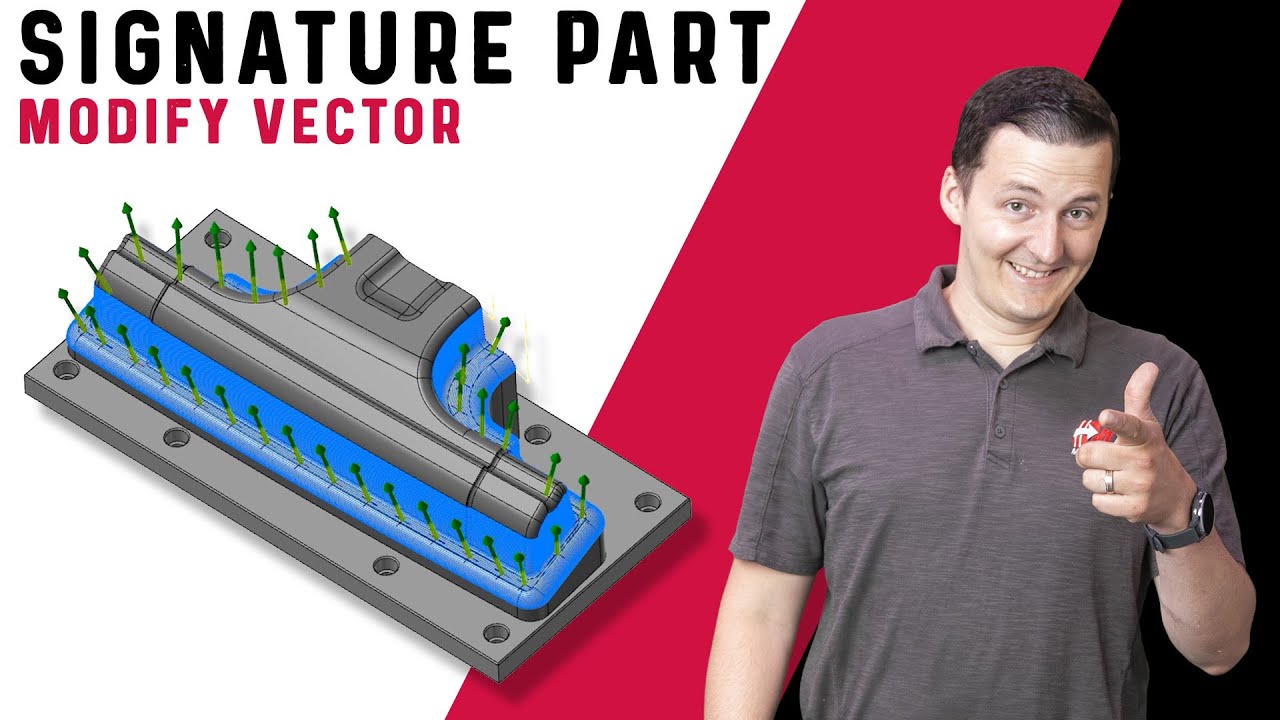 Mastercam Modify Vector Tool Using B-Pillar Punch | Mastercam 2022 Signature Parts