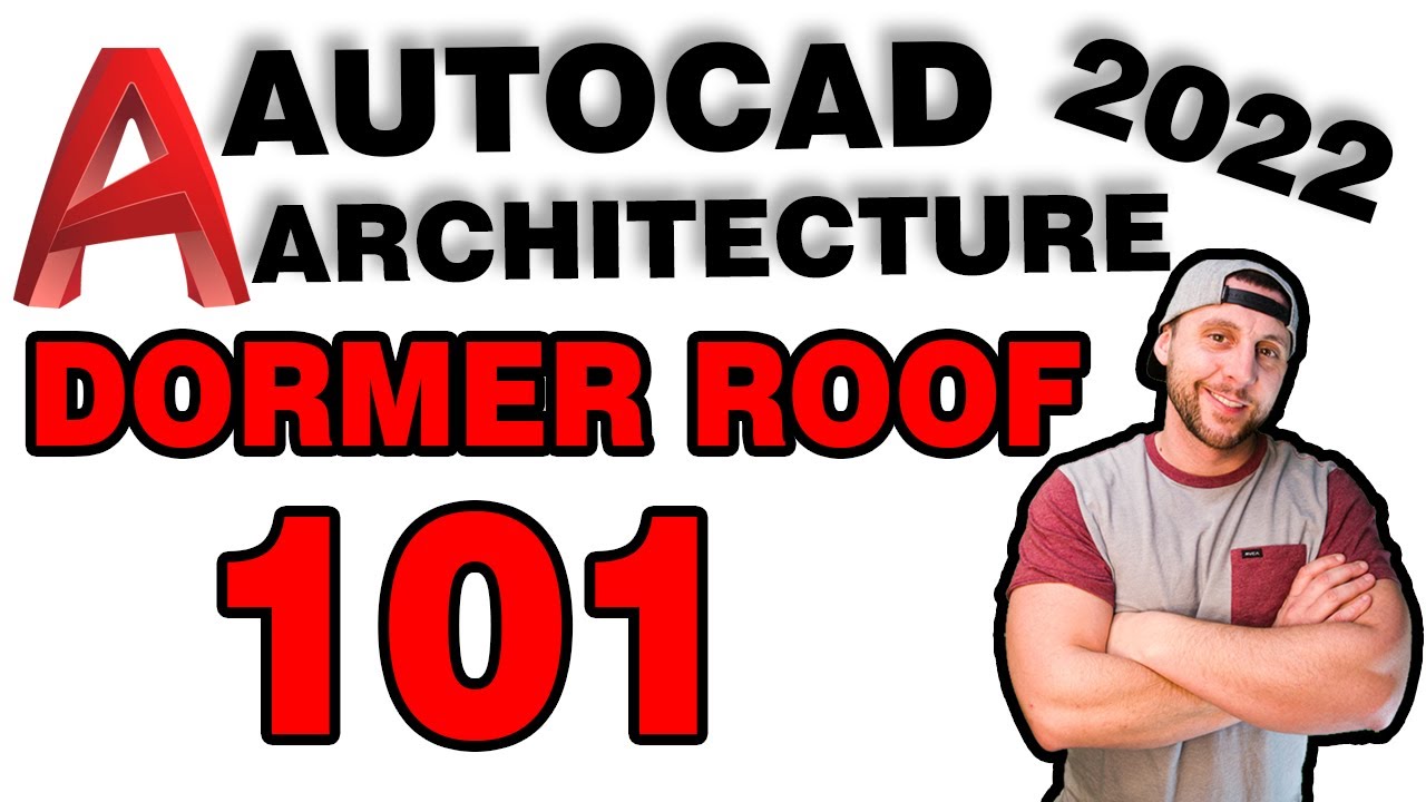 #6 - AUTOCAD ARCHITECTURE 2019/2020 - HOW TO DRAW A DORMER ROOF!