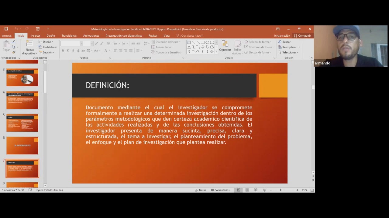 Unidad 2. Metodología de la investigación Jurídica