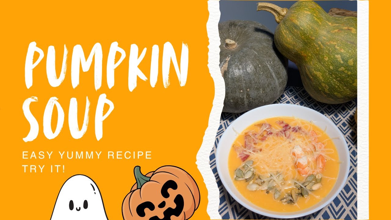 Яскравий осінній крем-суп з гарбуза! Простий і смачний рецепт!