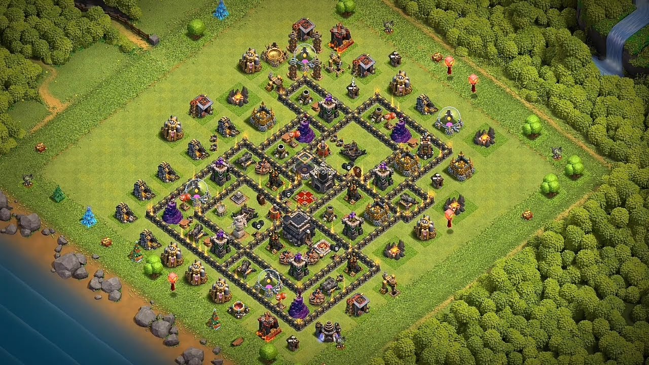 Town hall 9 Unbeatable Trophy Base. Best TH9 Trophy Base 2020 :)