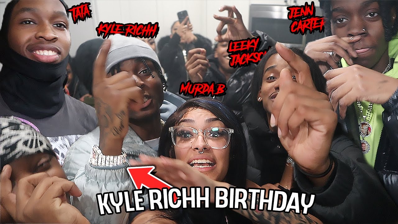 Crashing A NYC Drill Rappers BIRTHDAY PARTY Ft. Kyle Richh, Jenn Carter, TaTa, Murda B & MORE
