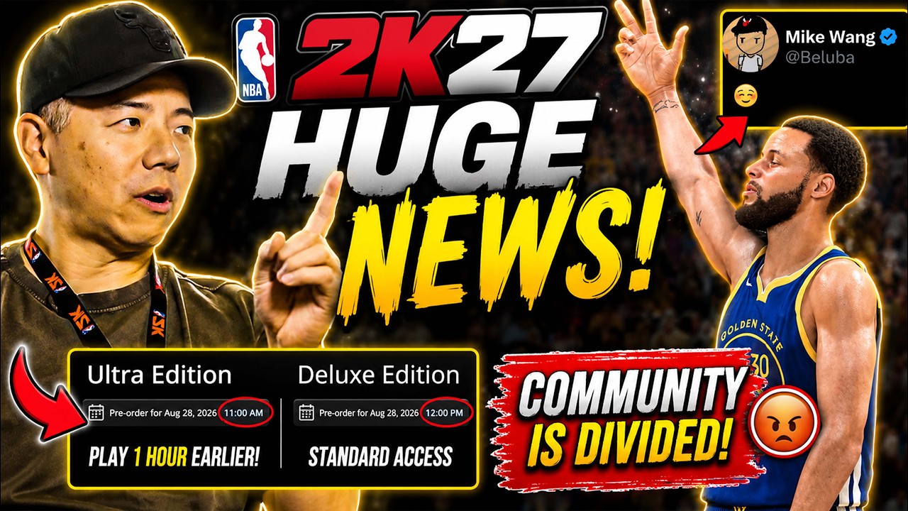 МАЙК УЭНГ ВЕРНУЛСЯ... СООБЩЕСТВО NBA 2K27 В ШОКЕ! 👀 | НОВОСТИ NBA 2K27
