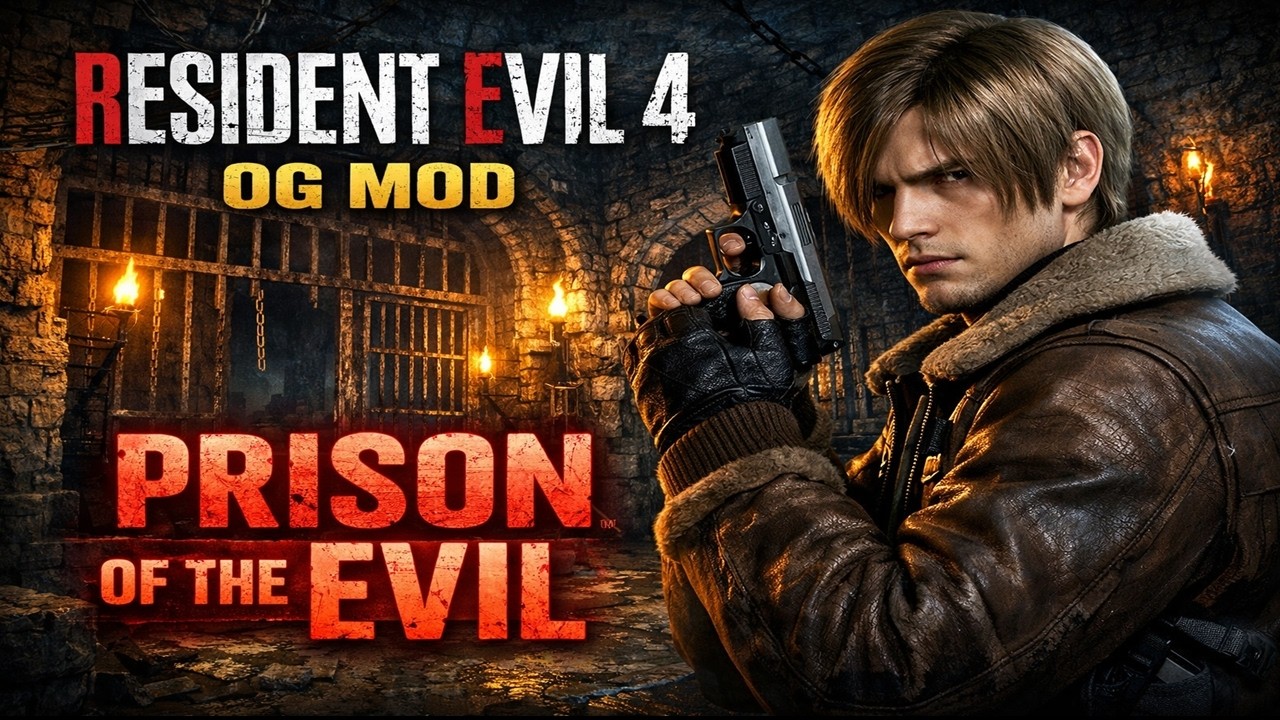 RESIDENT EVIL 4 OG – PRISON OF THE EVIL HARD | MOD INSANO NA PRISÃO