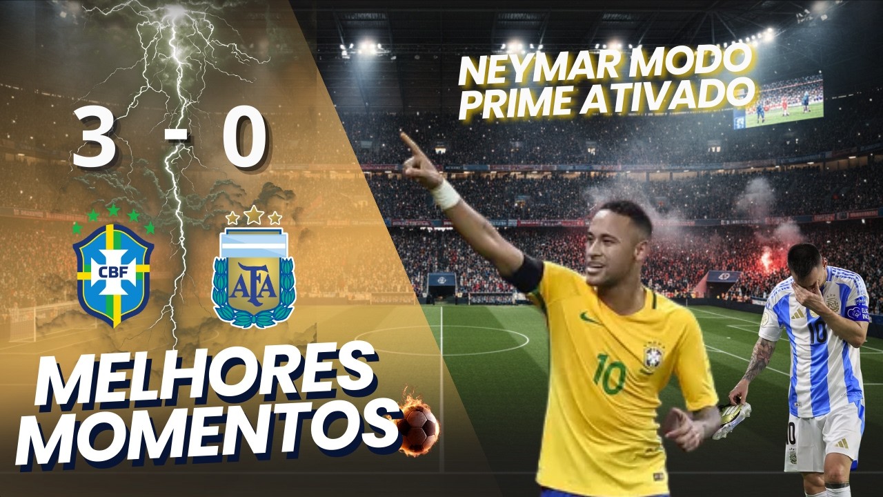 NEYMAR, O DIA QUE FEZ MESSI BOTAR A MAO NA CABEÇA!