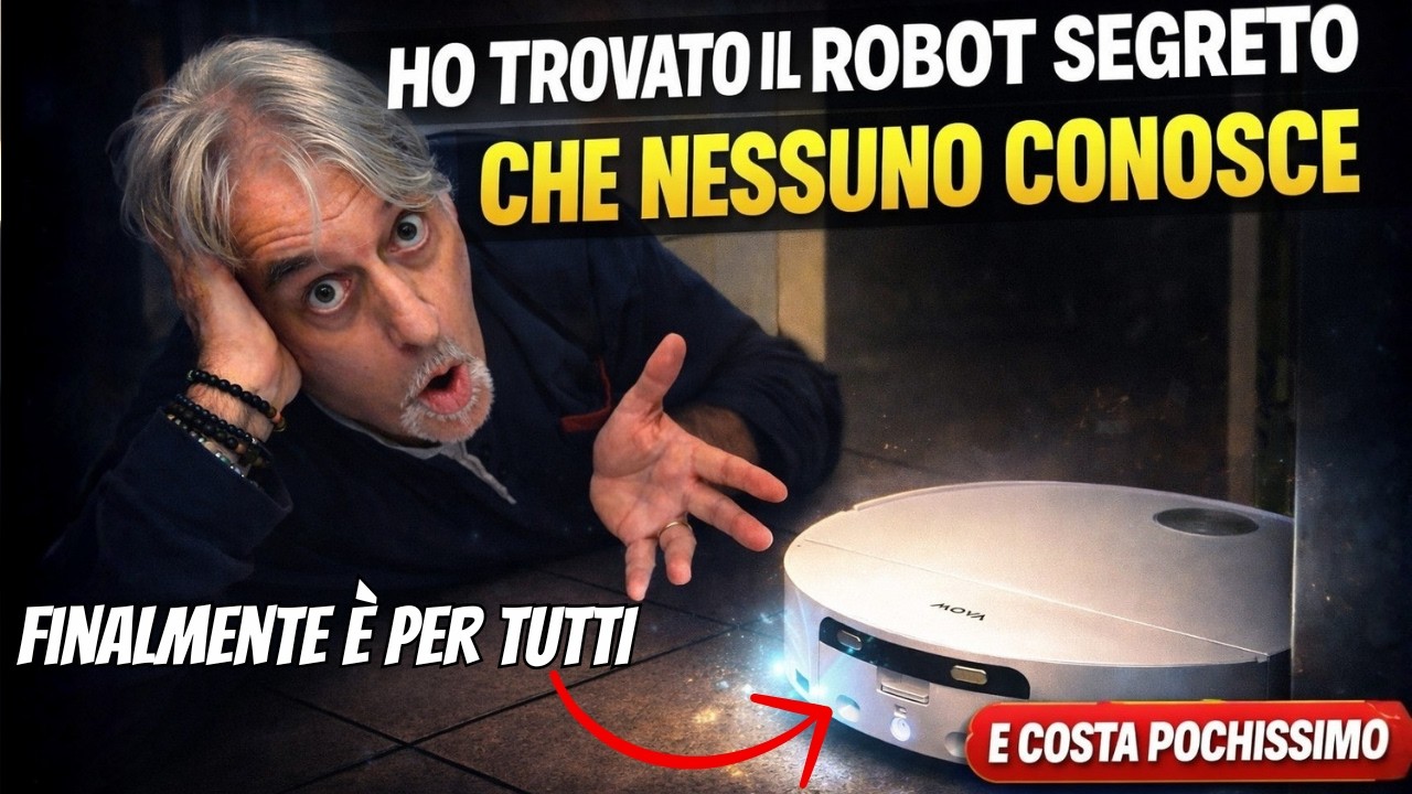 MOVA S70 Roller ho COMPRATO un Robot che TUTTI DEVONO AVERE (costa 1/3) ed è GENIALE!