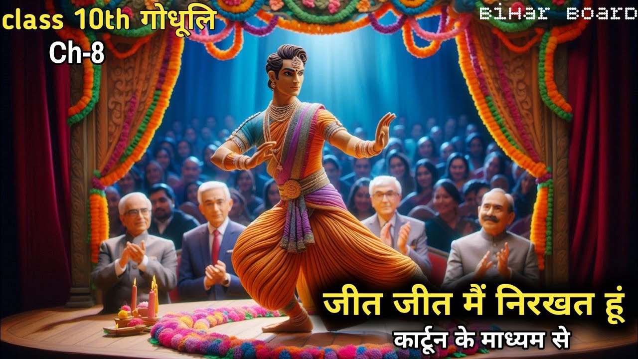 जीत जीत मैं निरखत हूं | bihar board class 10th chapter 8 jit jit main nirkhat hun by birju maharaj |
