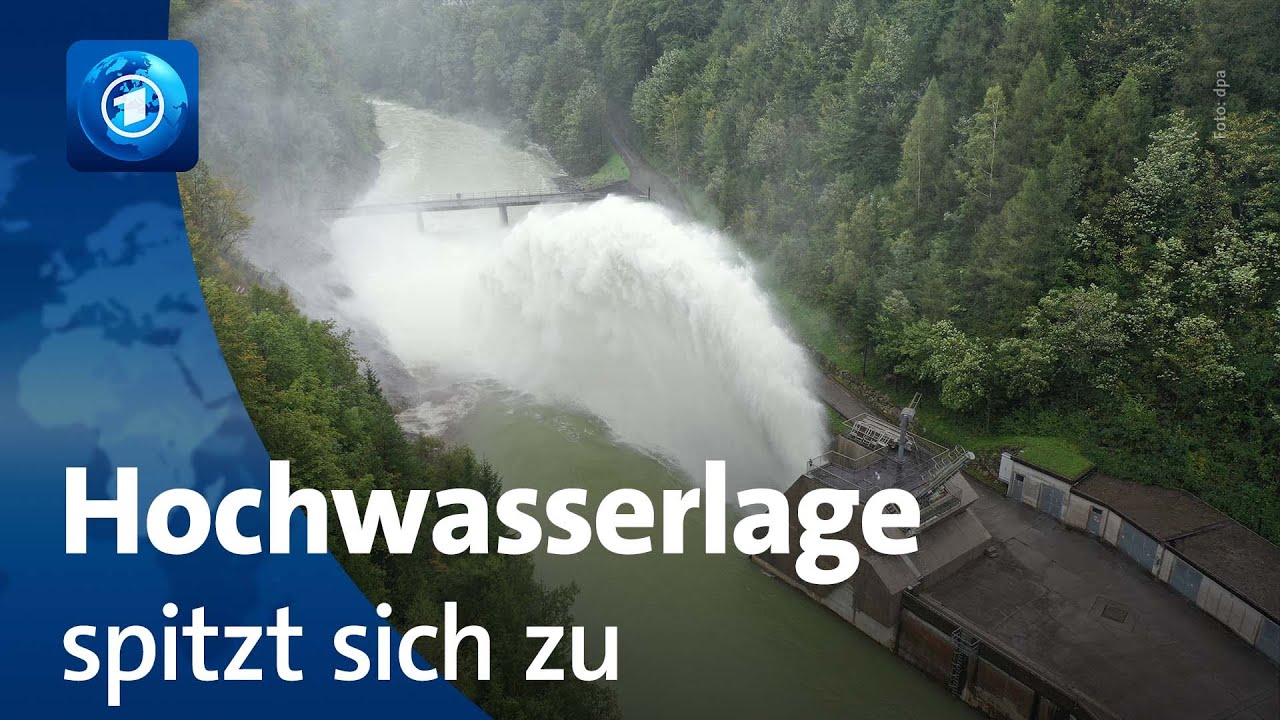 Hochwasserlage in Europa spitzt sich zu