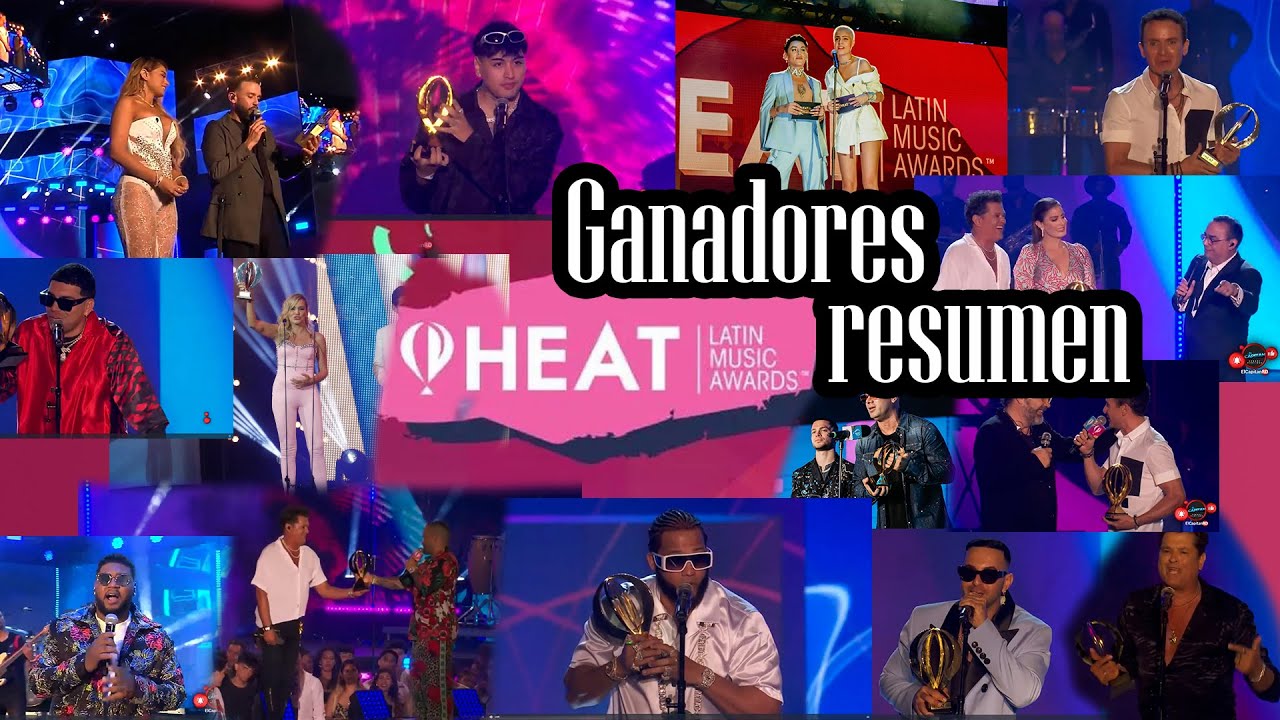 GANADORES Heat Latin Music Awards 2022