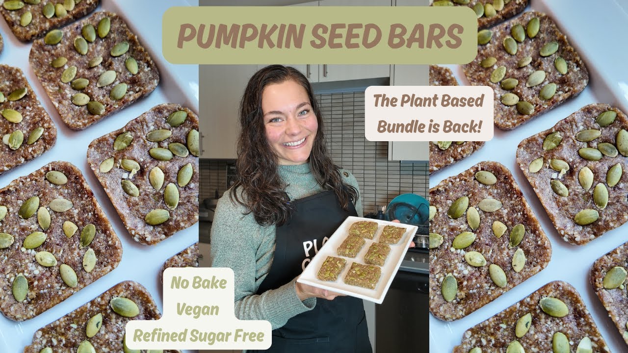 Pumpkin Seed Bars + The Plant Based Bundle is Back!