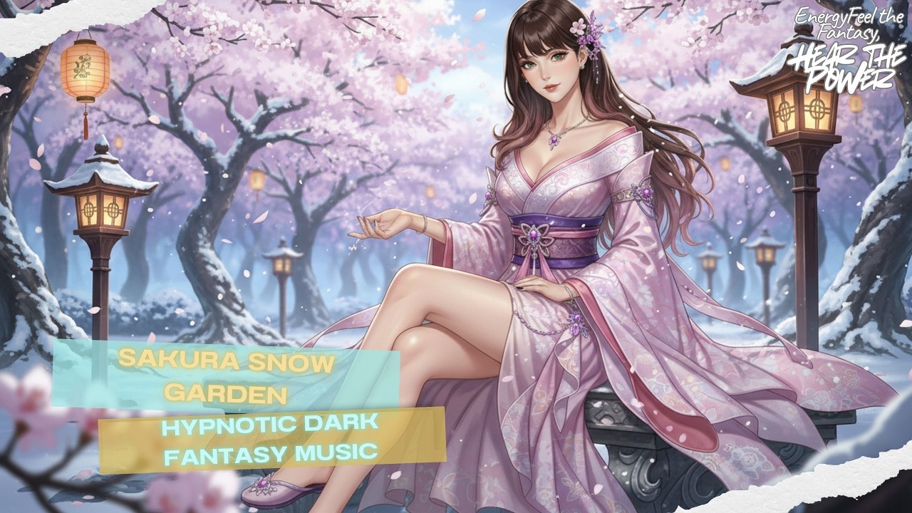 Lady Noctra – Sakura Snow Garden | Hypnotic Dark Fantasy Music & Visuals