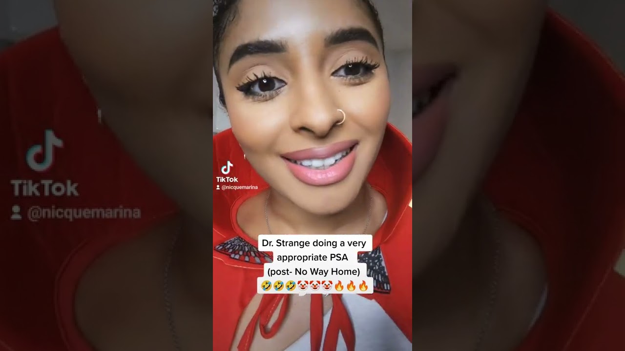 Dr. Strange making a very appropriate PSA - Nicque Marina TikTok