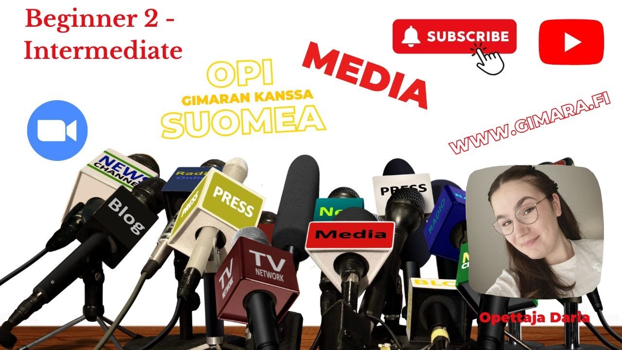 Opi suomea! Puhutaan mediasta! (Beginner 2 - Intermediate)