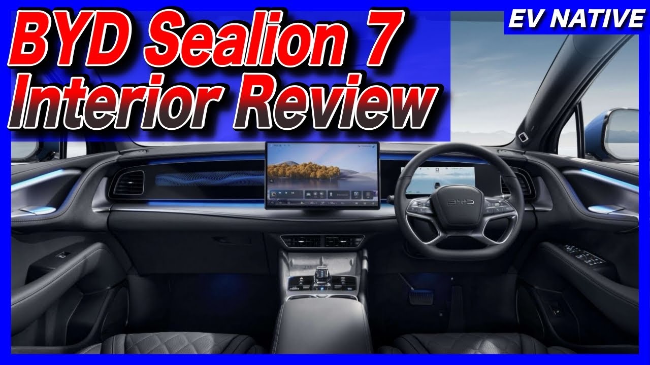 China's BYD Latest EV ‘Sealion 7 AWD’ Interior/Exterior & Display Thorough Review