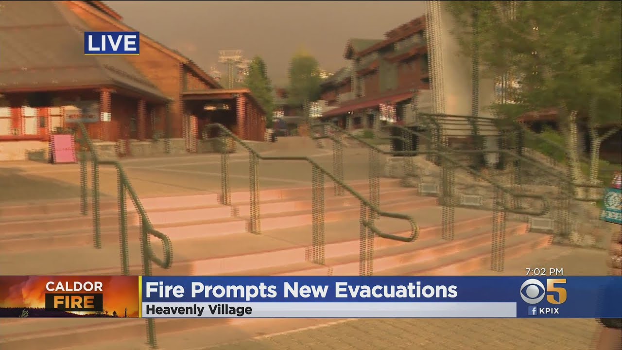 Caldor Fire: Tens Of Thousands Evacuate South Lake Tahoe