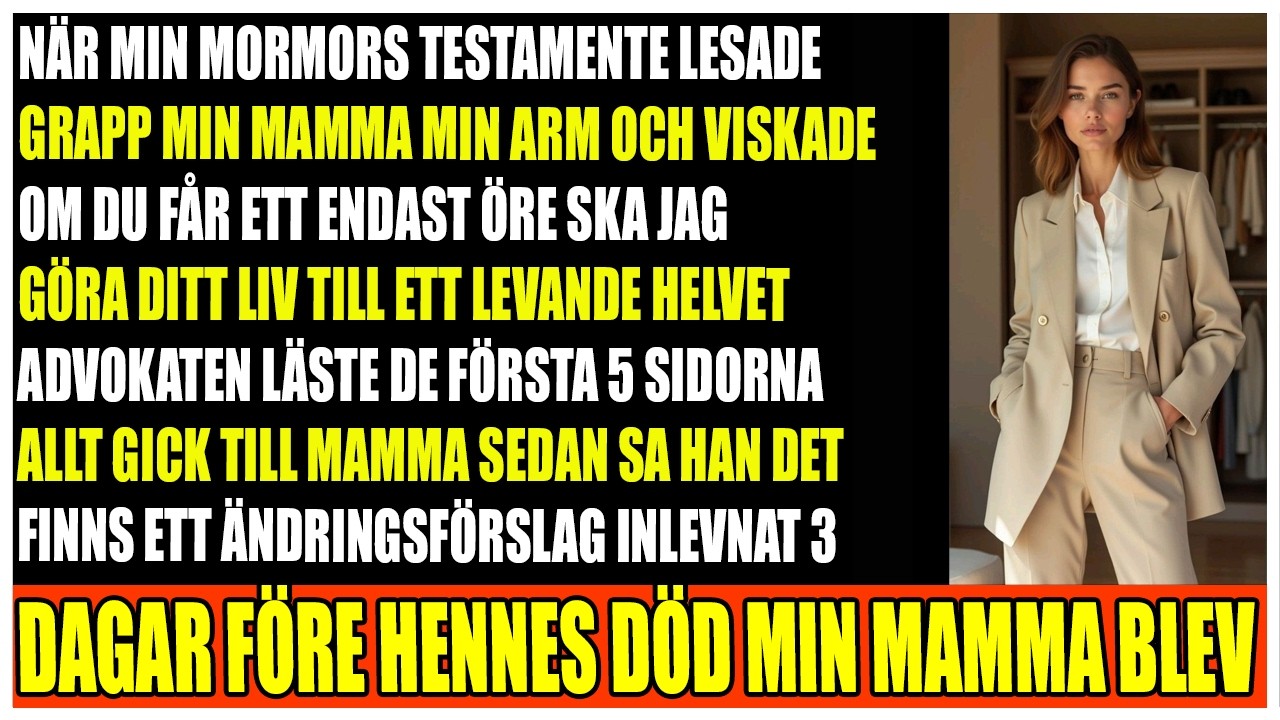 Förbjuden vid mormors dödsbädd  fick ett eget förtroende istället