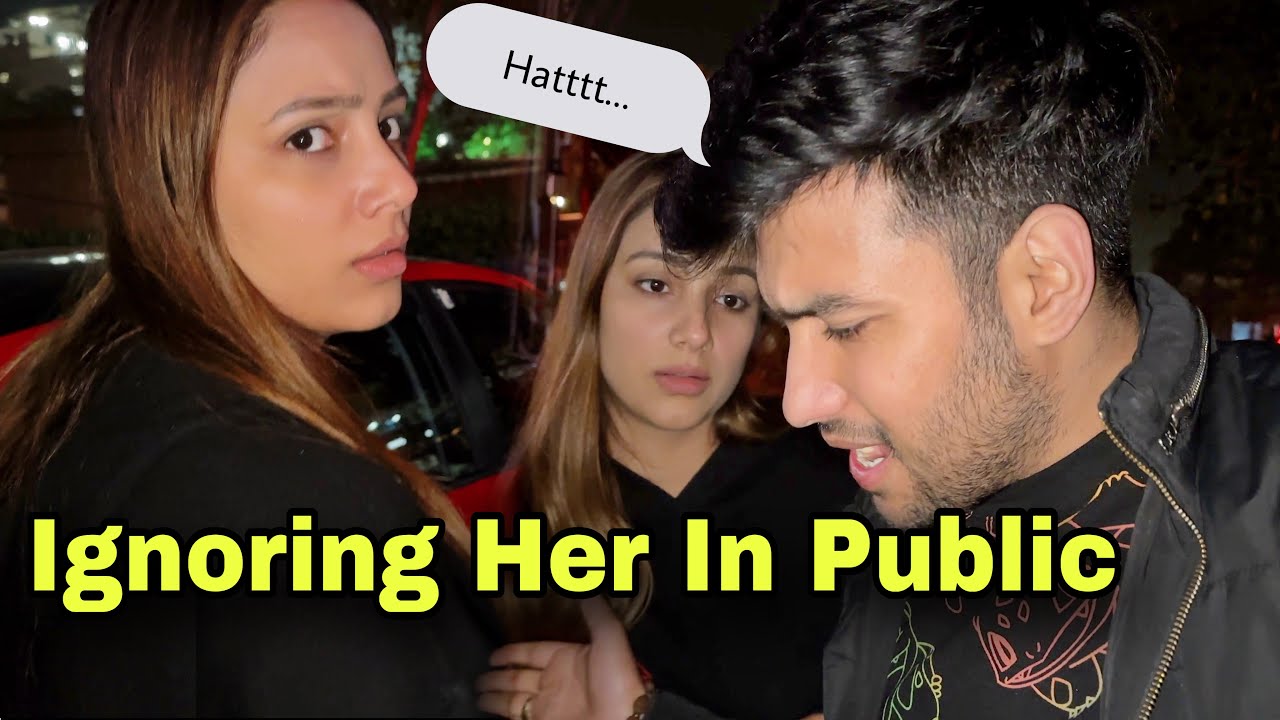 IGNORING HER || Prank On Wife || Public Reaction