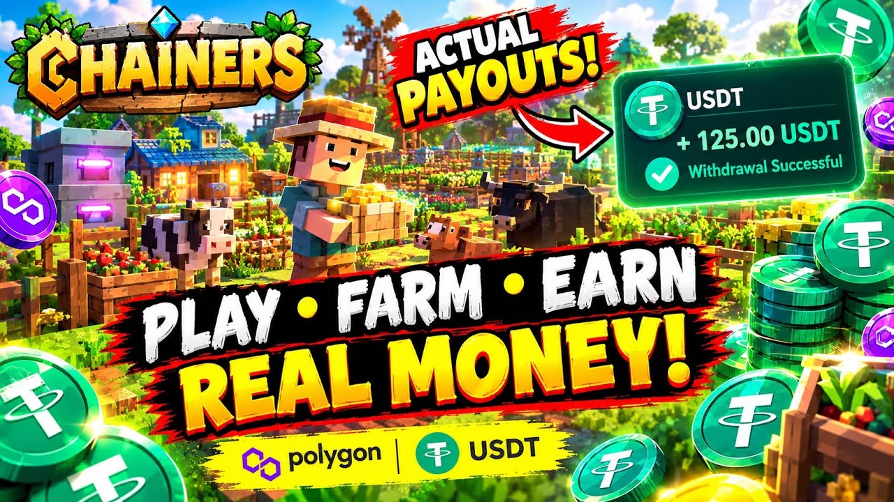 🎮 This Farming Game Actually Pays 💸| Withdrawl Proof (No Scam)  | CHAINERS Farming game