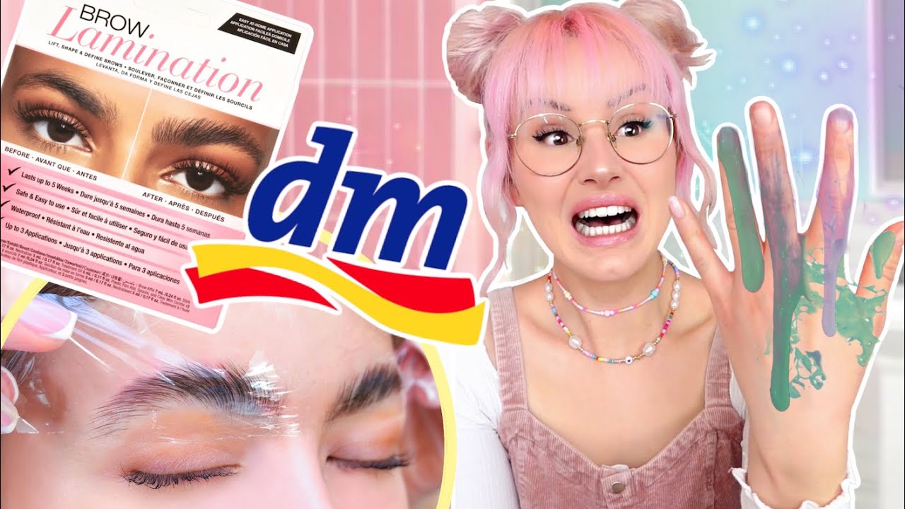 Wir testen dm Neuheiten damit ihr nicht m&uuml;sst 🛍 inkl. Augenbrauen liften 😳 | ViktoriaSarina