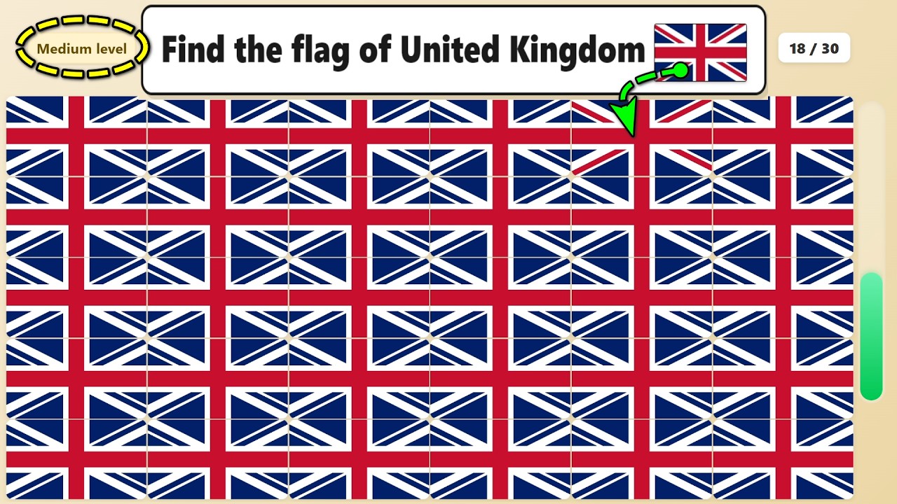 Flag Identification Quiz | Spot the Correct Flag! 🔍