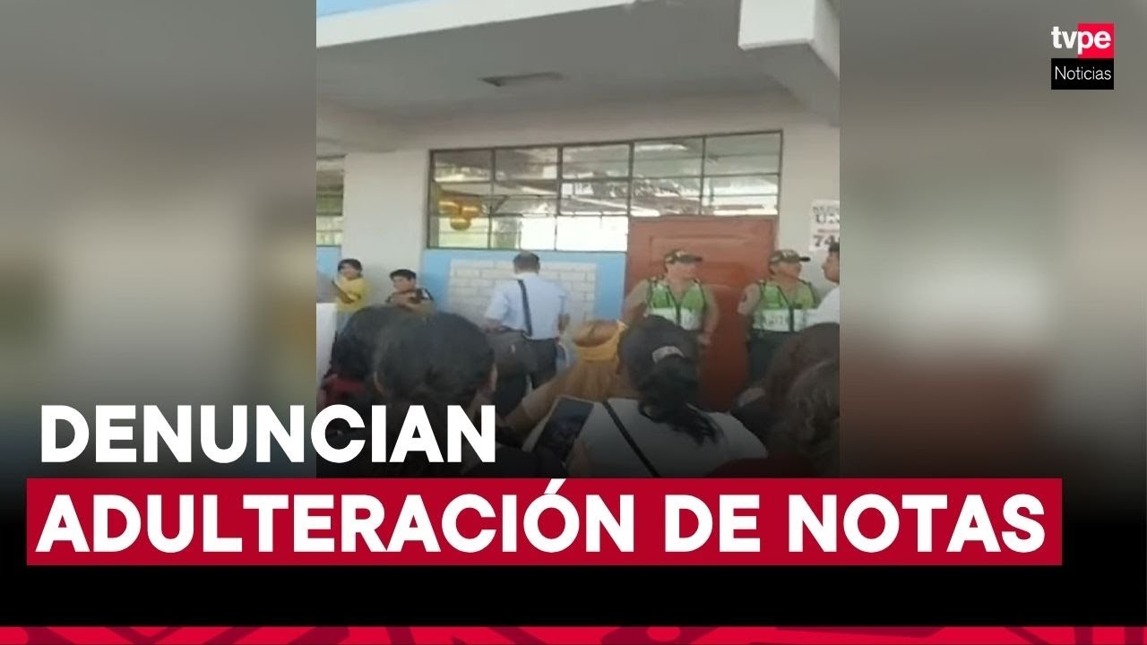 Denuncian adulteración de calificaciones en colegio de Villa María del Triunfo