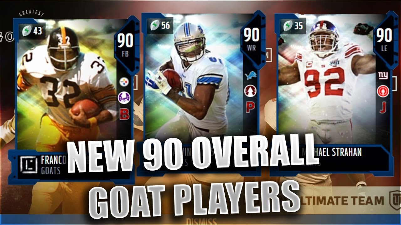 NEW 90 OVERALL HOLIDAY PROMO GOATS! MEGATRON, FRANCO, STRAHAN - Madden Ultimate Team 18