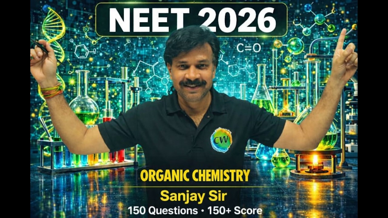 Most Expected Paper Out Questions for Neet 2026 organic Chem. Q 61 To Q66 By Sanjay Sir
