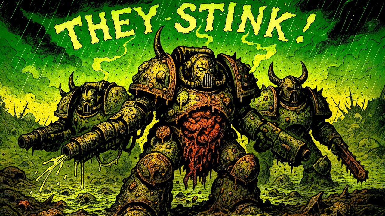 The Most DISGUSTING Space Marines in Warhammer 40K – Death Guard  Explained