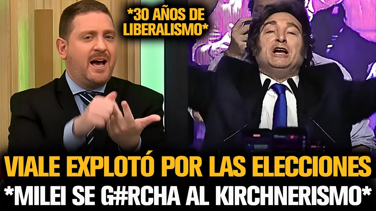 VIALE EXPLOT&Oacute; POR LAS ELECCIONES DE MILEI CONTRA EL KIRCHNERISMO