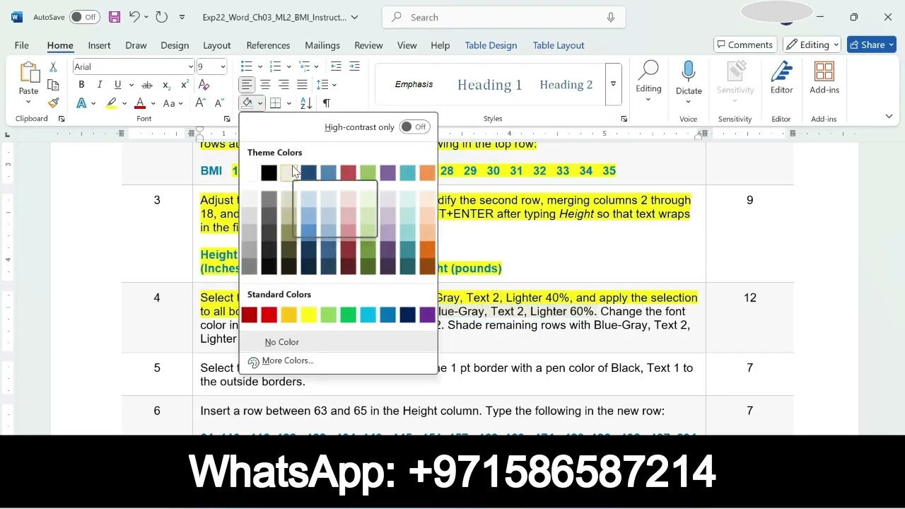 Exp22 Word Ch03 ML2 BMI