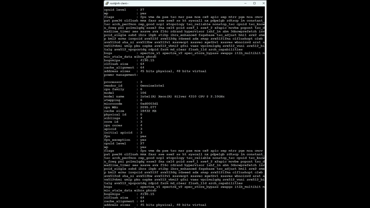 Red Hat Linux - lscpu, du commands  in Linux - verify CPU, Disk Partition info in  Red Hat Linux OS