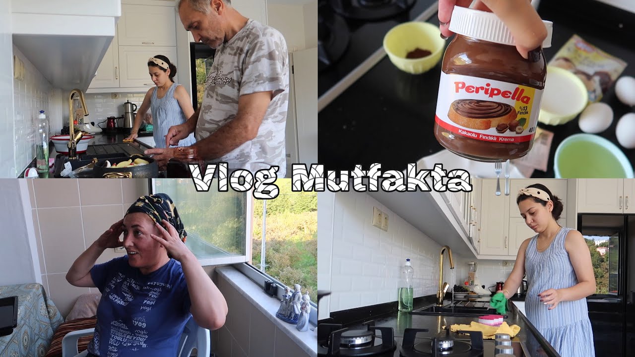 BABİŞLE VLOG MUTFAKTA 🍴 PERİPELLALI KEK 🧁 GÜNÜN MENÜSÜ - EVİN ISITMASI İFYIL ODUN SOBASI ⛈