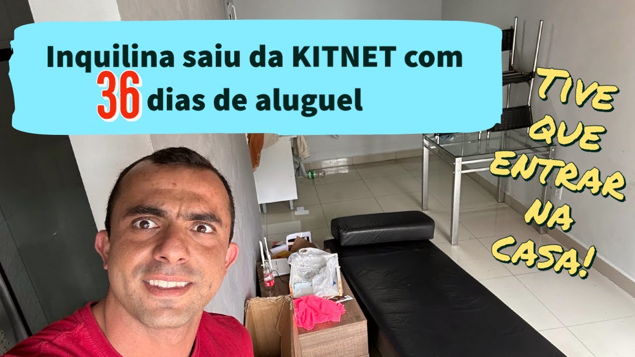 Inquilinos pediram para sair da nossa KITNET depois de 36 dias do início contrato!!! Ficamos pasmos!