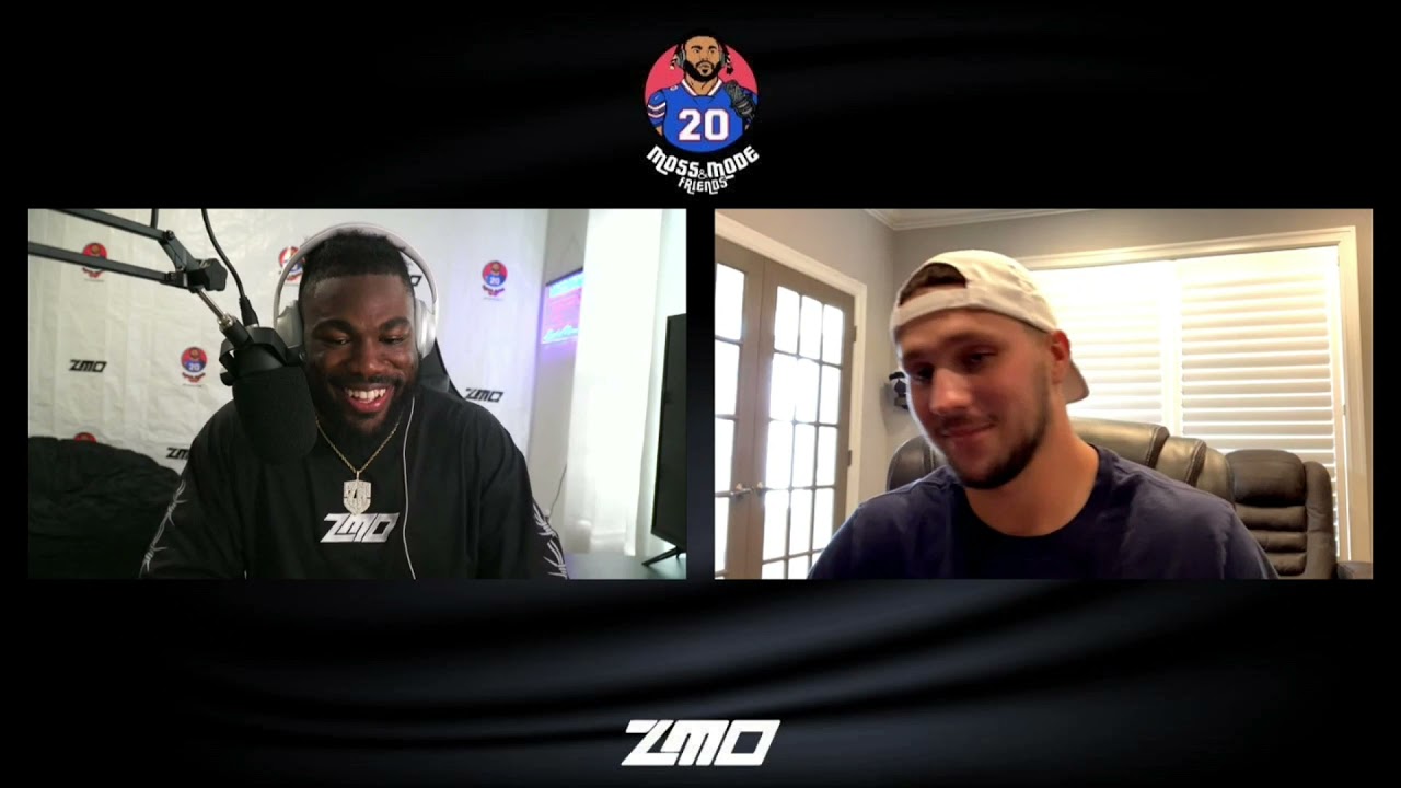 Zack Moss sits down with QB1 Josh Allen, to speak about his journey😳🏈