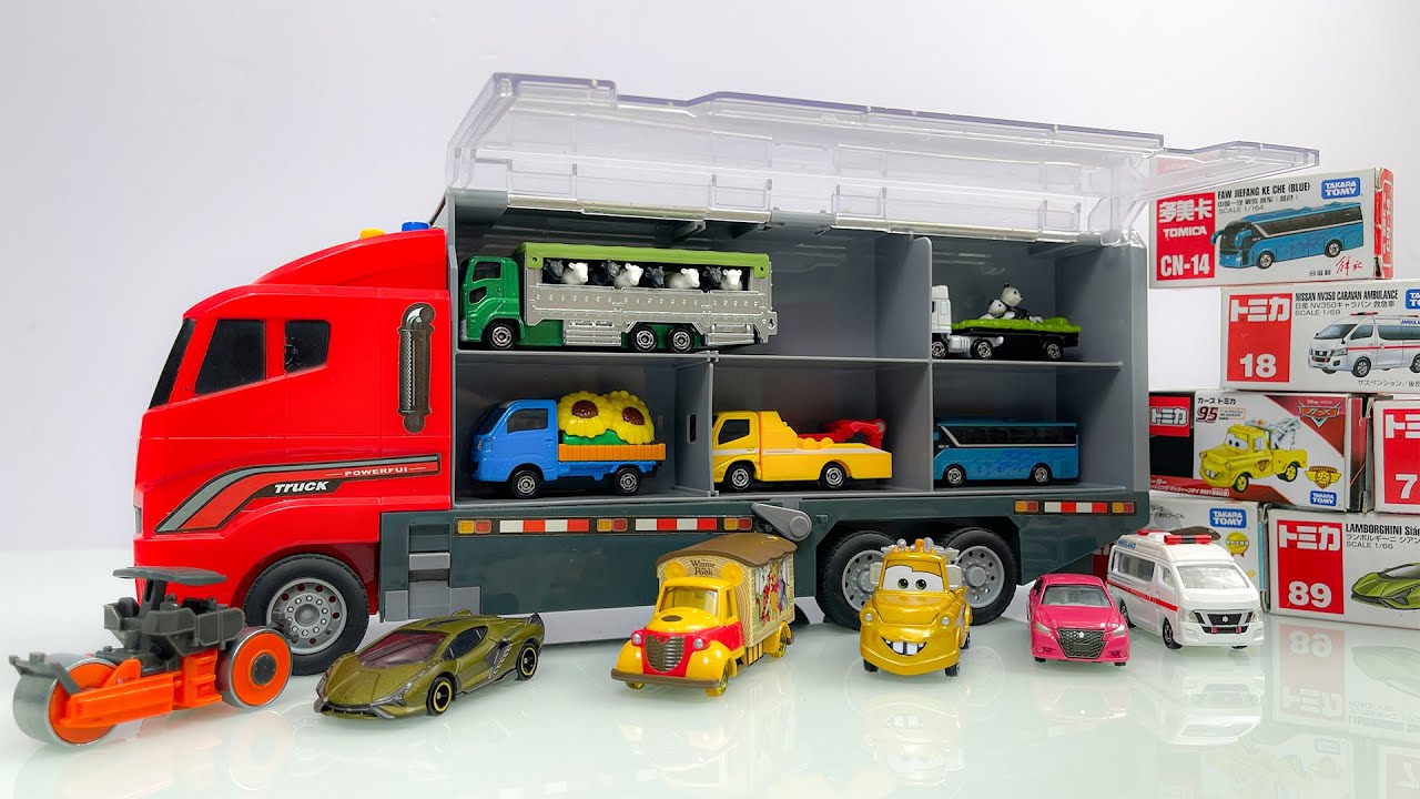 トミカ☆車のミニカーを開封してコンボイへ収納☆ホンダ NSX｜Tomica 