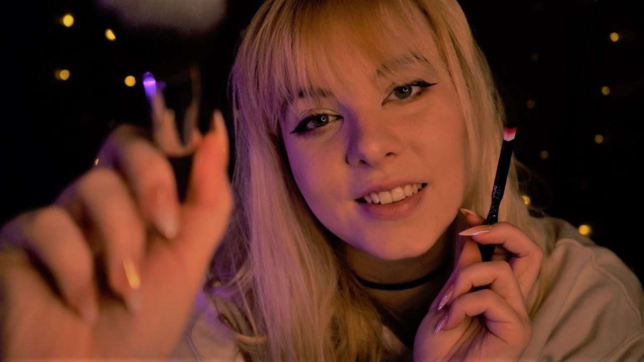 ASMR Ich schminke dich - Personal Attention, layered Sounds (deutsch, german)