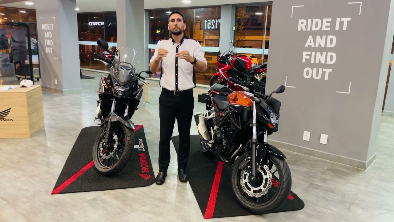 Comparativo CB 500F e CB 500X