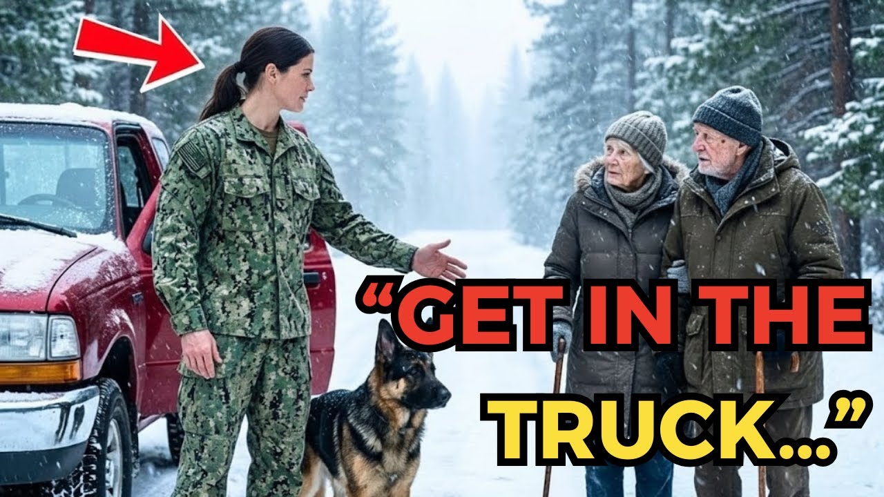 “Get In the Truck…” the Ex-Navy SEAL Said — After Finding the Elderly Couple Lost in the Blizzard
