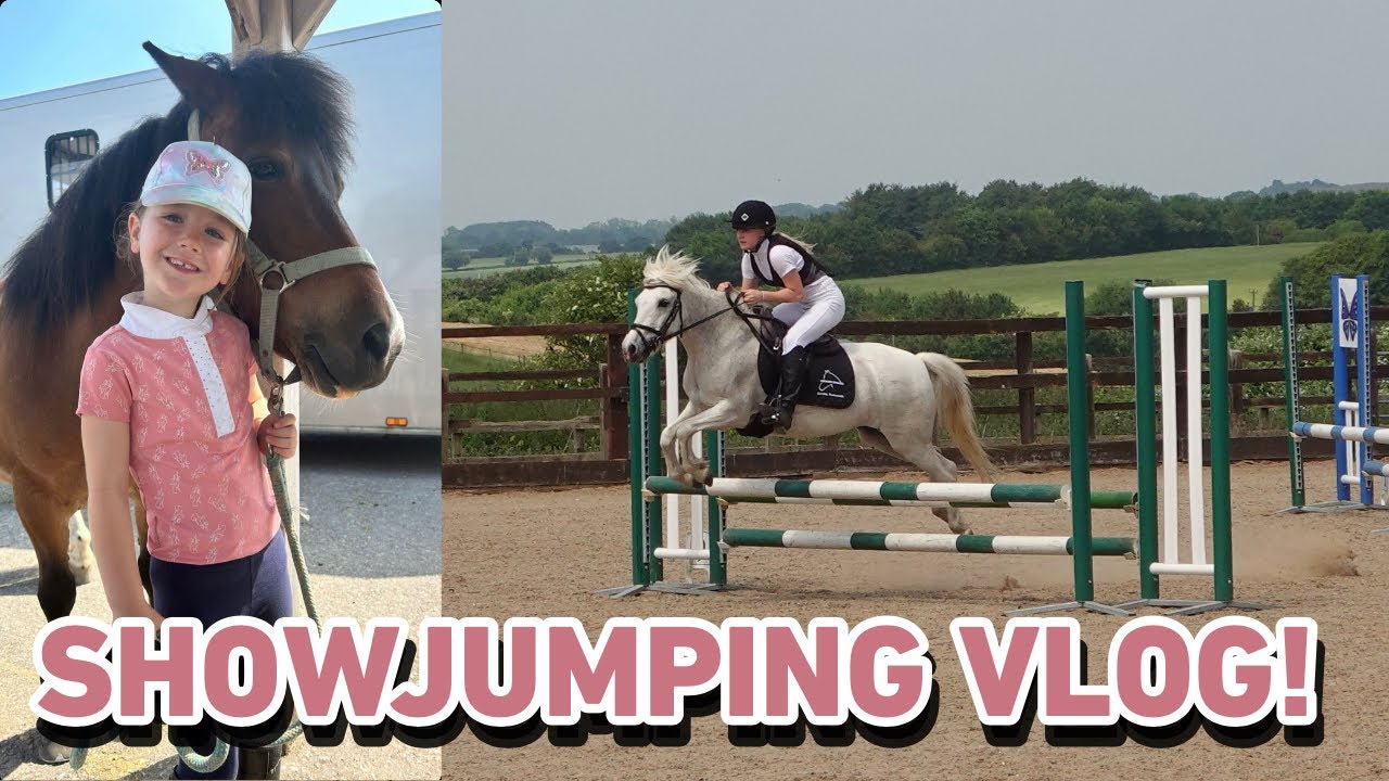 SHOWJUMPING AT SPARSHOLT - CHERRY CHOOSES VIOLENCE! - SHOW VLOG WITH TWO PONIES