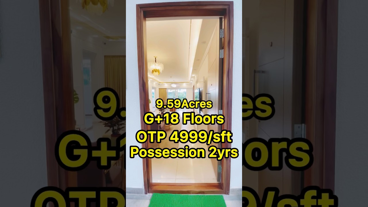 4999/Sft🥳😍 || Pragathi Nagar Near Kukatpally || Gated Community #flatsforsale #gatedcommunity