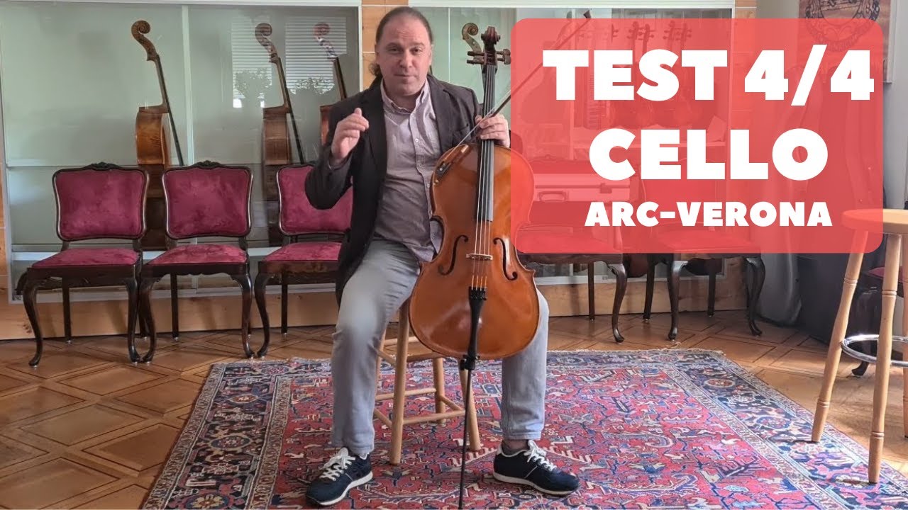 Test Scholar Cello 4/4 by Arc-Verona in Germany. Cello Is Easy with Kira Kraftzoff.