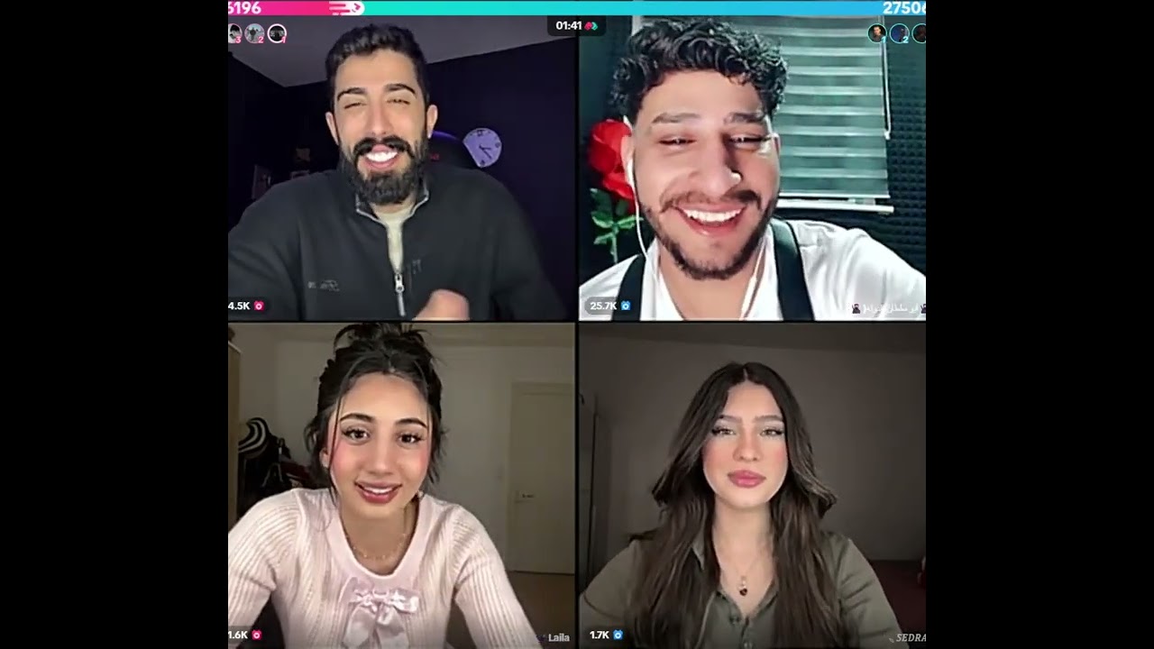 طارق انصدم من جمال ليلى ورباعي مع ابو سلطان كلو حماااس