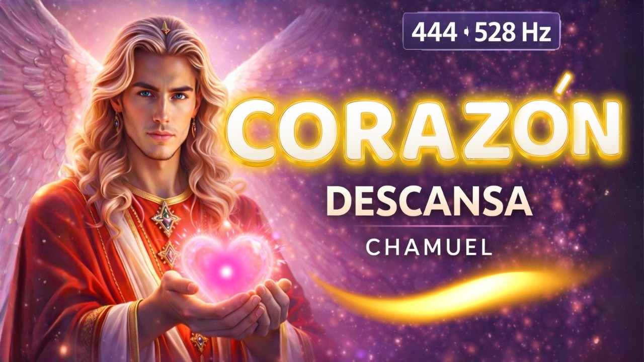 Chamuel 💗 Tu Corazón Descansa | 444 Hz + 528 Hz (Calma Profunda)