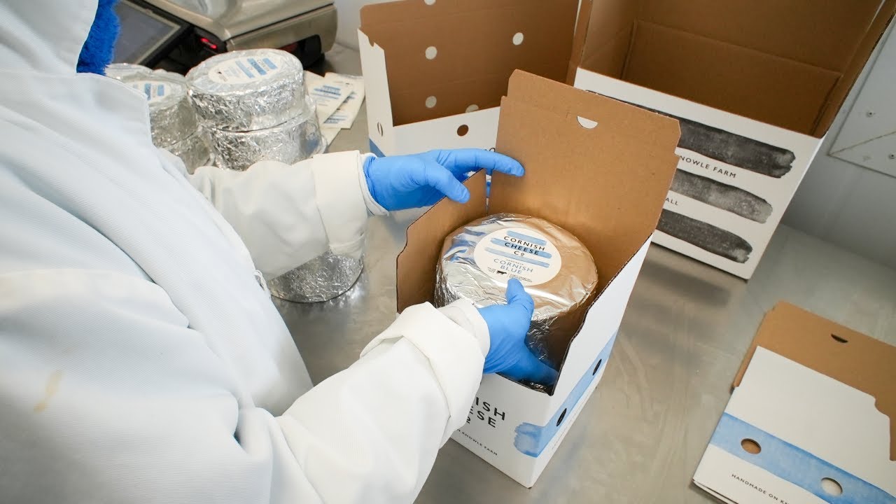 Cheese packaging: Bespoke packaging boxes for the Cornish Cheese Company